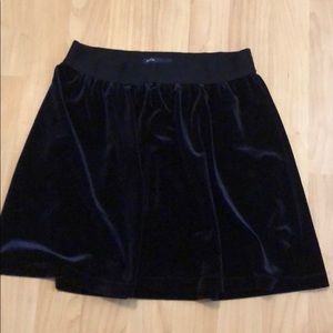 Gap kids velvet navy blue skirt